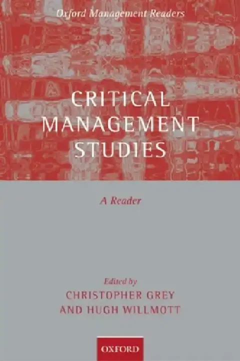 Cover of Critical Management Studies