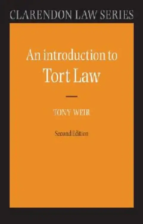 Cover of An Introduction to Tort Law