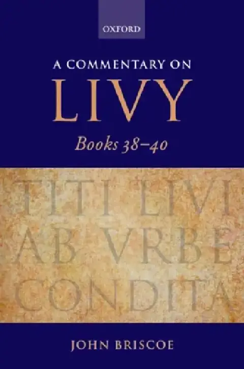 Cover of A Commentary on Livy, Books 38-40