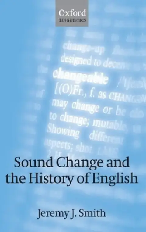 Cover of Sound Change and the History of English