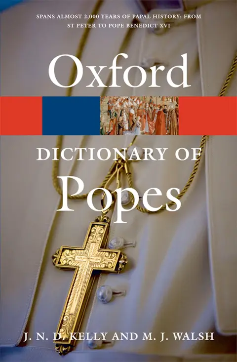 Cover of A Dictionary of Popes