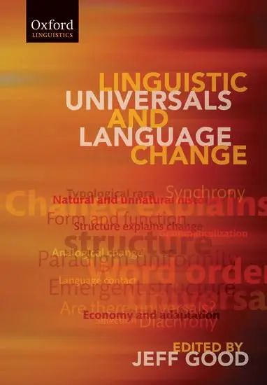 Cover of Linguistic Universals and Language Change