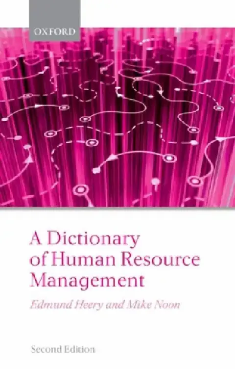 Cover of A Dictionary of Human Resource Management