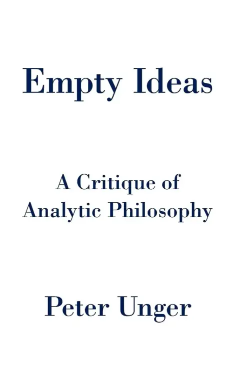 Cover of Empty Ideas