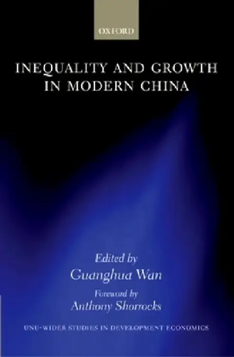 Cover of Inequality and Growth in Modern China
