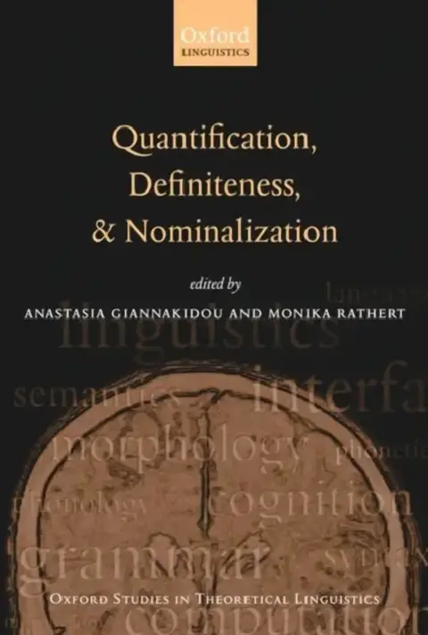 Cover of Quantification, Definiteness, and Nominalization