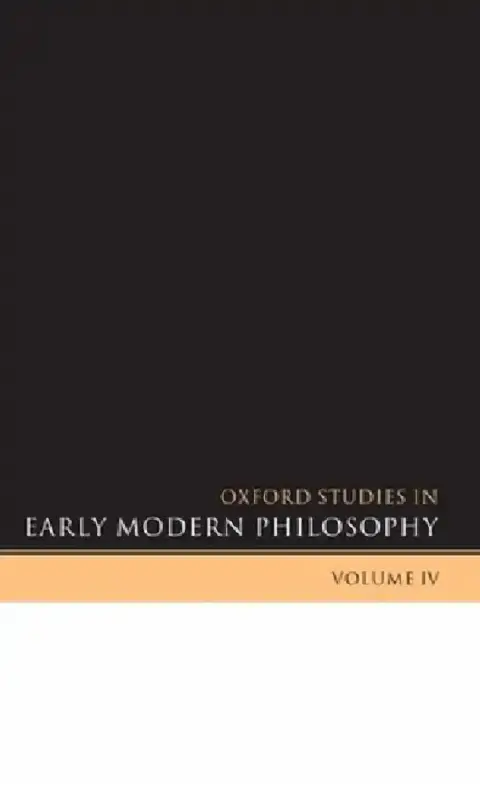 Cover of Oxford Studies in Early Modern Philosophy