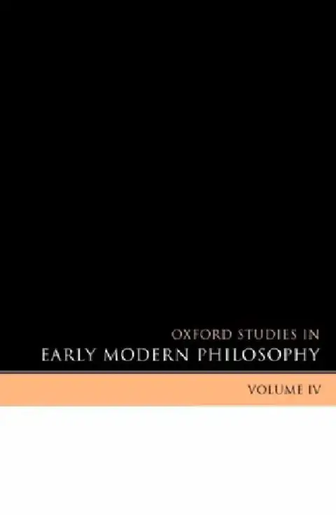Cover of Oxford Studies in Early Modern Philosophy