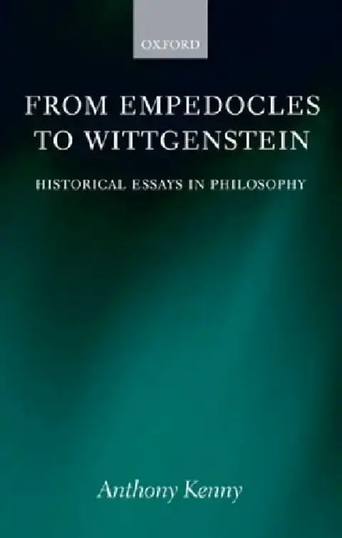 Cover of From Empedocles to Wittgentstein