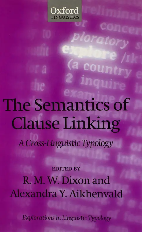 Cover of The Semantics of Clause Linking
