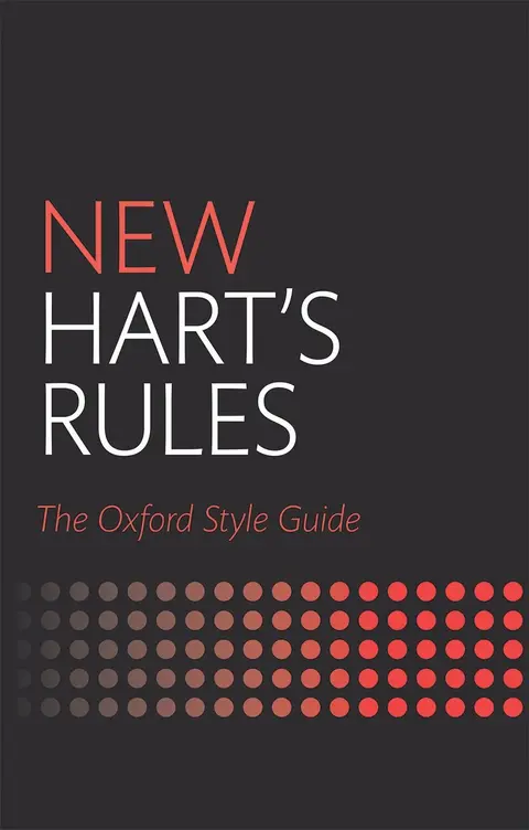 Cover of New Hart'S Rules 2E