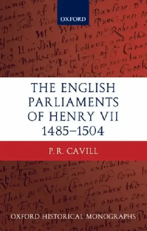 Cover of The English Parliaments of Henry VII 1485-1504