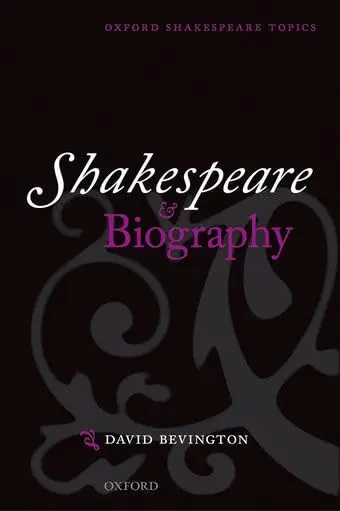 Cover of Shakespeare and Biography