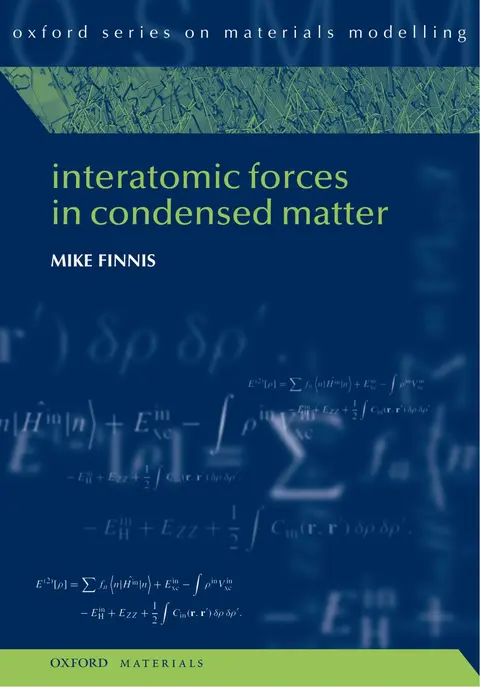 Cover of Interatomic Forces in Condensed Matter