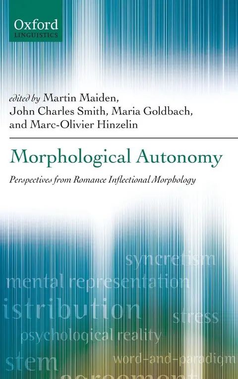 Cover of Morphological Autonomy