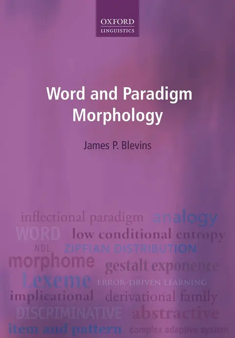 Cover of Word and Paradigm Morphology