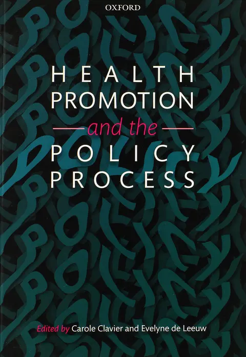 Cover of Health Promotion and the Policy Process