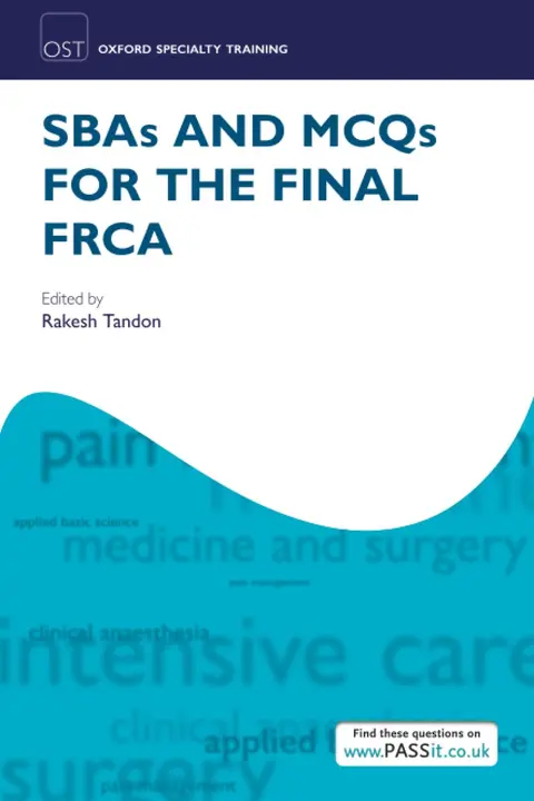Cover of Sbas and Mcqs for the Final Frca
