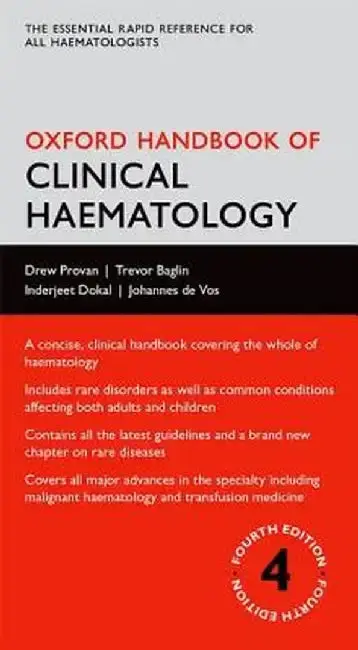 Cover of Oxford Handbook of Clinical Haematology