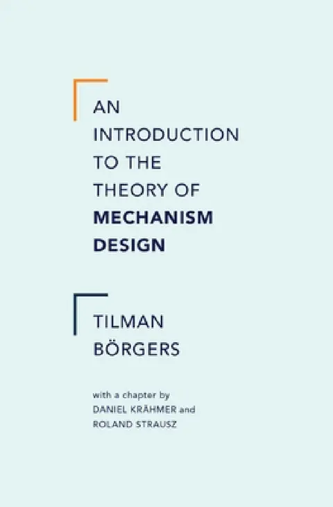 Cover of Introduction to the Theory of Mechanism Design