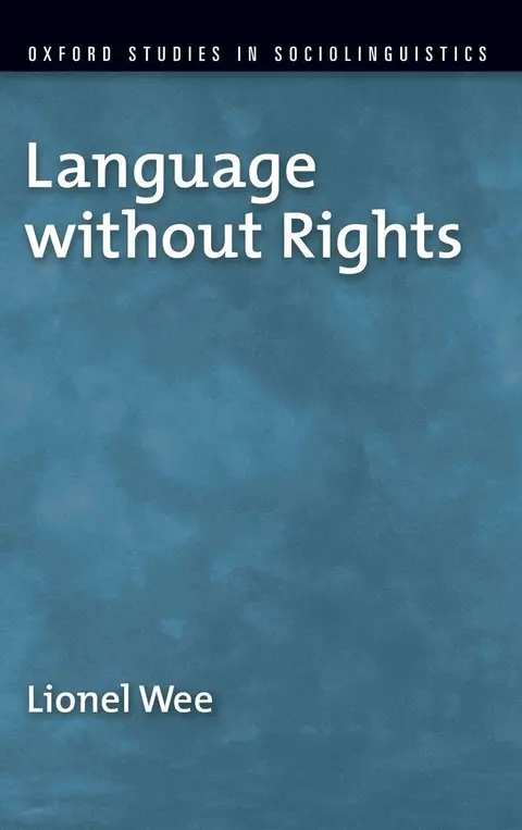 Cover of Language Without Rights