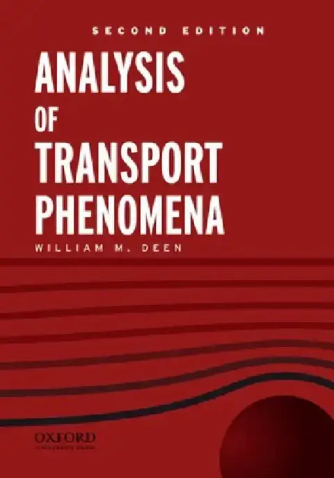 Cover of Analysis of Transport Phenomena