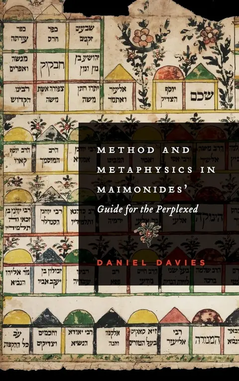 Cover of Method and Metaphysics in Maimonides' Guide for the Perplexed
