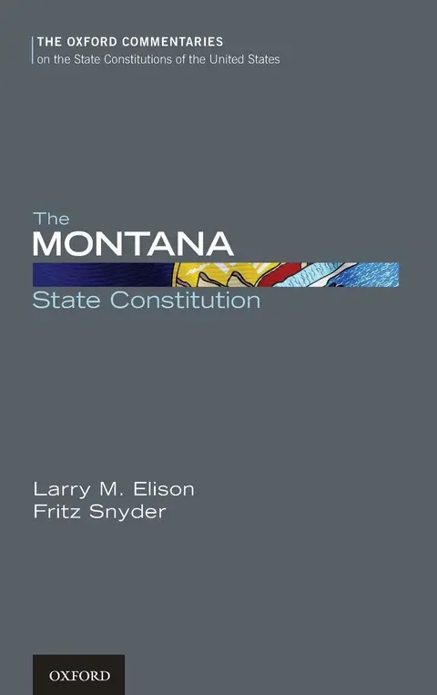 Cover of The Montana State Constitution