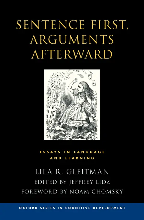 Cover of Sentence First, Arguments Afterward
