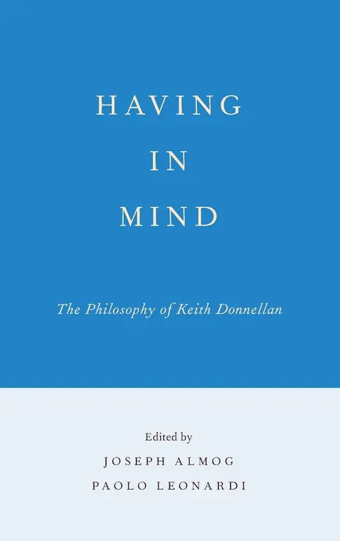Cover of Having in Mind