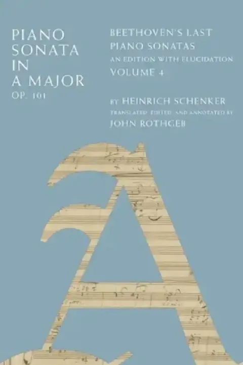 Cover of Piano Sonata in a Major, Op. 101 Vol 4 C