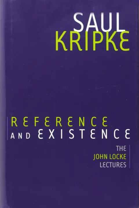 Cover of Reference and Existence