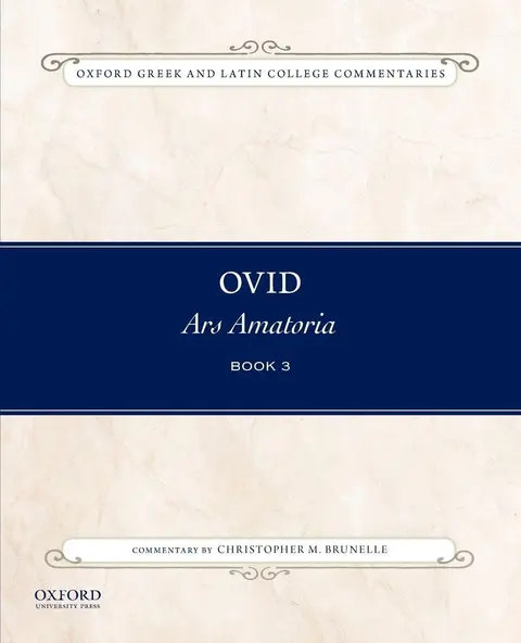 Cover of Ovid, Ars Amatoria Book Three