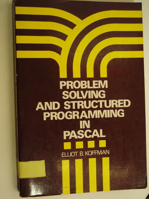 Cover of Problem Solving and Structured Programming in PASCAL