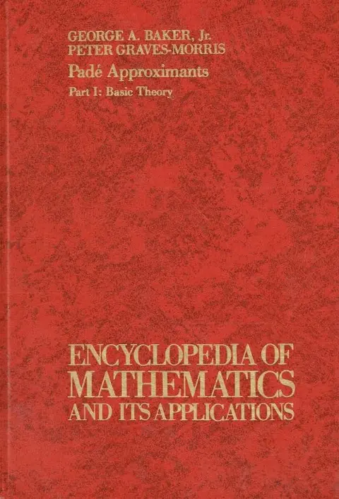 Cover of Pade Approximants. Part 1