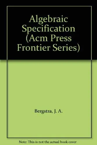 Cover of Algebraic Specification