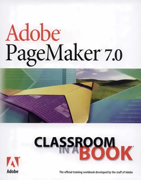 Cover of Adobe PageMaker 7.0 Classroom in a Book