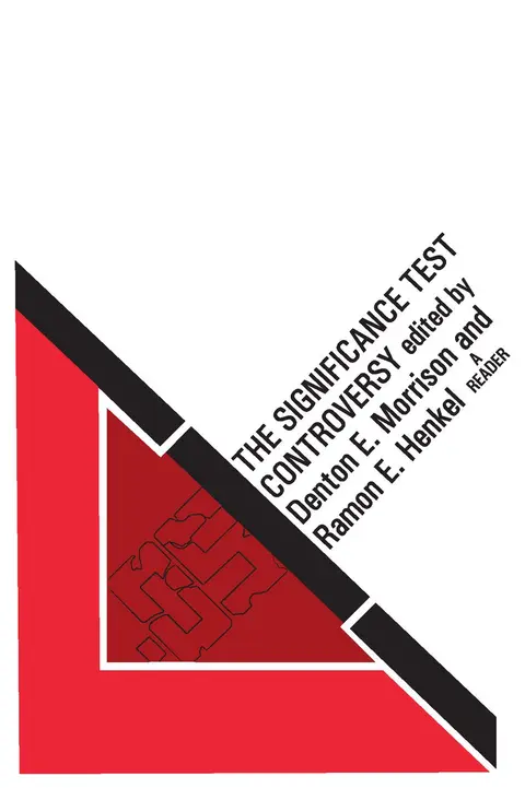 Cover of The Significance Test Controversy