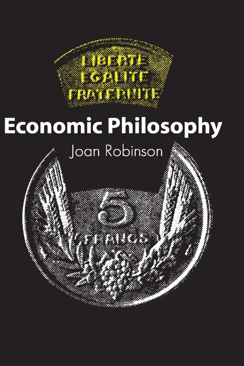 Cover of Economic Philosophy