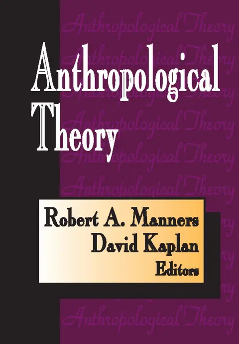 Cover of Anthropological Theory