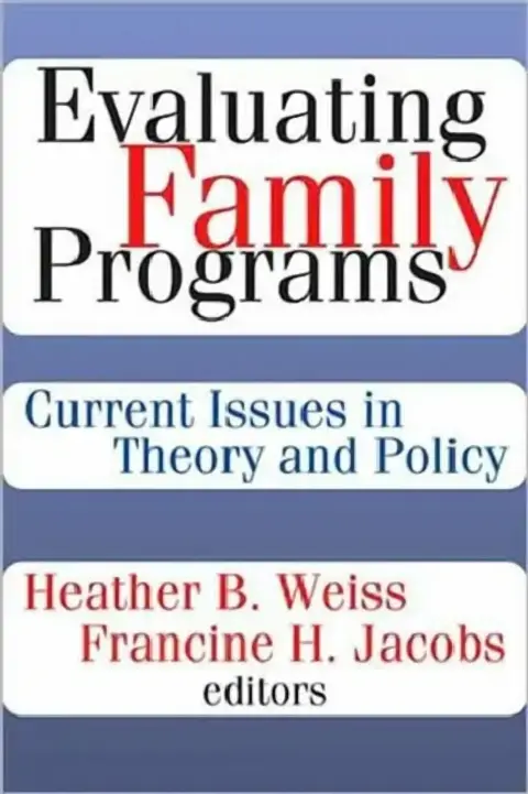 Cover of Evaluating Family Programs