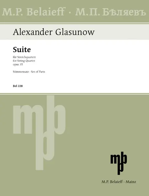 Cover of Glazunov