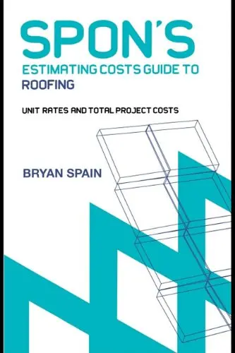 Cover of Spon's Estimating Costs Guide to Roofing