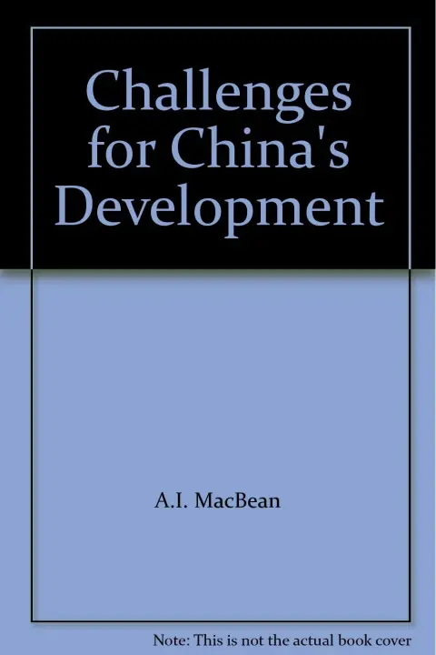Cover of Challenges for China's Development
