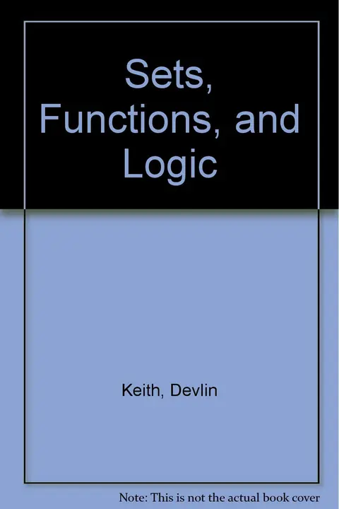 Cover of Sets, Functions, and Logic