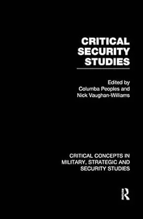 Cover of Critical Security Studies