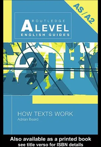 Cover of How Texts Work