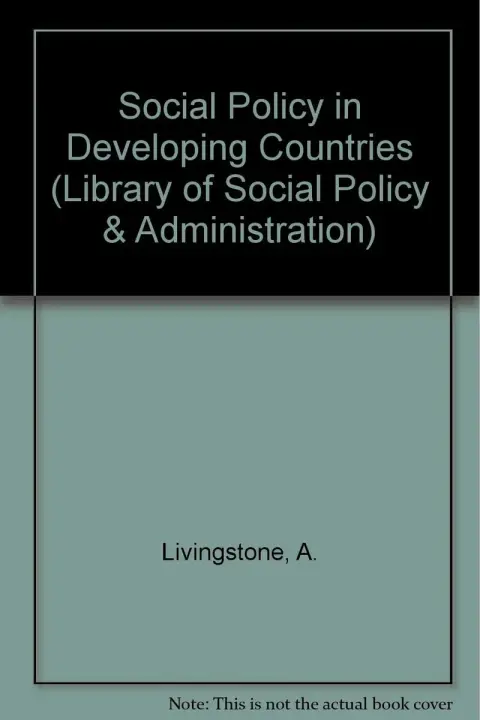 Cover of Social policy in developing countries