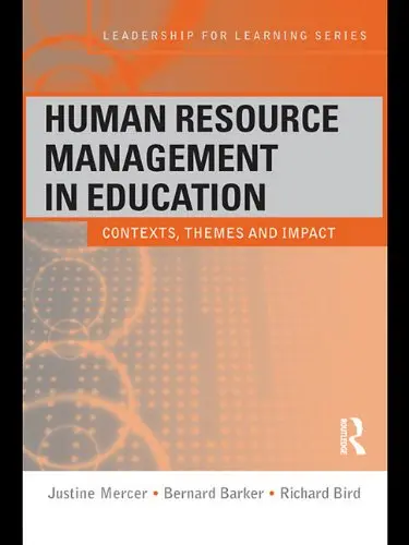Cover of Human Resource Management in Education