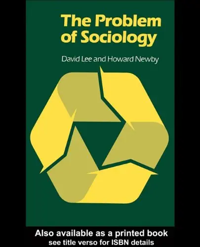 Cover of The Problem of Sociology